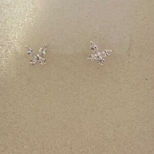 925 Butterfly Stud Earrings - Brand New